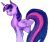 Size: 1024x869 | Tagged: safe, artist:dashiiespear, derpibooru import, twilight sparkle, twilight sparkle (alicorn), alicorn, pony, female, mare, simple background, solo, transparent background