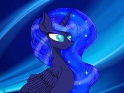 Size: 2048x1536 | Tagged: safe, artist:queen-meli, princess luna, alicorn, pony, female, mare, solo