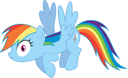 Size: 542x332 | Tagged: safe, artist:soren-the-owl, rainbow dash, pegasus, pony, simple background, svg, transparent background, vector