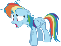 Size: 770x578 | Tagged: safe, artist:vector-brony, rainbow dash, pegasus, pony, simple background, transparent background, vector