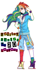 Size: 650x1160 | Tagged: safe, artist:rapiditycharge, rainbow dash, converse, humanized, shoes, solo