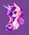 Size: 1024x1229 | Tagged: safe, artist:jgreti, princess cadance, alicorn, pony, frown, heart, magic, profile, simple background, solo