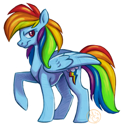 Size: 800x789 | Tagged: safe, artist:tea-tiger, rainbow dash, pegasus, pony, female, mare, simple background, solo, transparent background