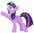 Size: 7200x7000 | Tagged: safe, artist:tardifice, derpibooru import, twilight sparkle, twilight sparkle (alicorn), alicorn, pony, what about discord?, absurd resolution, female, mare, open mouth, photoshop, raised hoof, simple background, solo, transparent background, vector