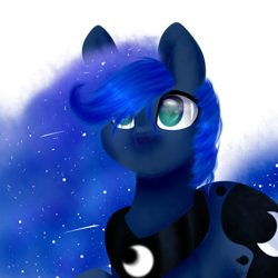 Size: 1500x1500 | Tagged: safe, artist:purple-owo, princess luna, alicorn, pony, simple background, solo, transparent background