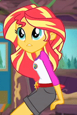 Size: 158x238 | Tagged: safe, screencap, sunset shimmer, equestria girls, legend of everfree, animated, cropped, gif, picture for breezies, sitting, solo