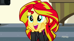 Size: 1280x720 | Tagged: safe, screencap, sunset shimmer, eqg summertime shorts, equestria girls, pet project, solo