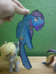 Size: 1944x2592 | Tagged: safe, derpy hooves, rainbow dash, oc, pegasus, pony, craft, irl, paper child, photo, toy