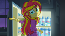 Size: 1920x1080 | Tagged: safe, screencap, sunset shimmer, equestria girls, rainbow rocks, clothes, female, solo, two toned hair