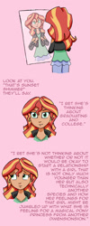 Size: 600x1501 | Tagged: safe, artist:sensko, sunset shimmer, equestria girls, comic, implied lesbian, implied shipping, implied sunsetsparkle, mirror, solo