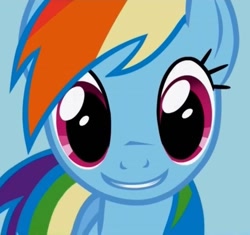 Size: 611x575 | Tagged: safe, rainbow dash, pegasus, pony, face, female, mare, simple background, solo