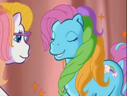 Size: 640x480 | Tagged: safe, daffidazey, rainbow dash, rainbow dash (g3), g3, the princess promenade, curls, curly mane, cute, glasses