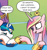 Size: 674x719 | Tagged: safe, artist:andypriceart, edit, editor:symphonic sync, idw, princess cadance, shining armor, alicorn, pony, unicorn, neigh anything, spoiler:comic12, comics, female, male, princess creepance, princess yandance, shiningcadance, shipping, straight, yandere