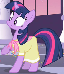 Size: 430x496 | Tagged: safe, derpibooru import, screencap, twilight sparkle, sweet and elite, birthday dress, clothes, dress, outfit catalog, solo
