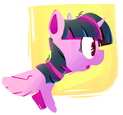 Size: 1801x1685 | Tagged: safe, artist:lilfunkman, derpibooru import, twilight sparkle, twilight sparkle (alicorn), alicorn, pony, colored pupils, female, mare, solo