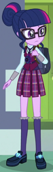 Size: 236x760 | Tagged: safe, derpibooru import, screencap, sci-twi, twilight sparkle, equestria girls, friendship games, clothes, cropped, crystal prep academy uniform, outfit catalog, school uniform, solo