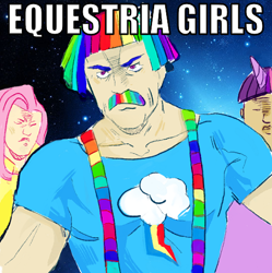 Size: 494x496 | Tagged: safe, rainbow dash, equestria girls, cromartie high school, image macro, mousdash, moustache