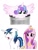 Size: 3106x4096 | Tagged: safe, princess cadance, princess flurry heart, shining armor, alicorn, pony, unicorn, abuse, downvote bait, flurrybuse, op is a cuck, op is trying to start shit, sad, this will end in revenge, trash can