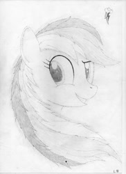 Size: 900x1239 | Tagged: safe, artist:brony4evur, rainbow dash, pegasus, pony, female, mare, simple background, solo, traditional art, white background