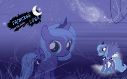 Size: 1680x1050 | Tagged: safe, artist:m24designs, edit, princess luna, alicorn, pony, female, filly, s1 luna, solo, wallpaper, wallpaper edit, woona, younger, zoom layer