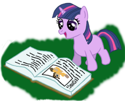 Size: 277x224 | Tagged: safe, artist:rydelfox, derpibooru import, twilight sparkle, book, filly, filly twilight sparkle, reading, solo