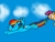 Size: 1024x768 | Tagged: safe, artist:lunarscratch, rainbow dash, scootaloo, pegasus, pony, cloud, cloudy, scootaloo can't fly, sky