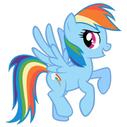 Size: 4000x4000 | Tagged: safe, artist:sirleandrea, rainbow dash, pegasus, pony, absurd resolution, simple background, transparent background, vector