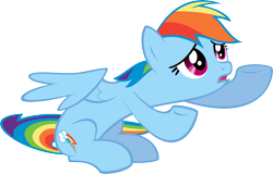 Size: 6945x4437 | Tagged: safe, artist:flizzick, rainbow dash, pegasus, pony, hurricane fluttershy, absurd resolution, simple background, solo, transparent background, vector, y u no