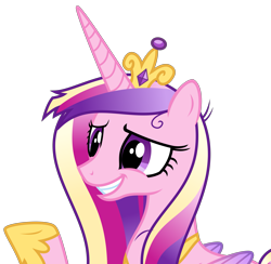 Size: 4109x4003 | Tagged: safe, artist:sketchmcreations, princess cadance, alicorn, pony, a flurry of emotions, absurd resolution, messy mane, raised hoof, simple background, smiling, solo, transparent background, vector