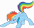 Size: 8000x6587 | Tagged: safe, artist:ambris, artist:iphstich, rainbow dash, pegasus, pony, absurd resolution, action pose, cool, cute, filly, glare, simple background, smirk, solo, transparent background, vector, younger