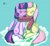 Size: 3985x3636 | Tagged: safe, artist:wolfy-pony, derpibooru import, fluttershy, twilight sparkle, twilight sparkle (alicorn), alicorn, pegasus, pony, blushing, clothes, cloud, eyes closed, female, lesbian, mare, scarf, shared clothing, shared scarf, shipping, sitting, twishy