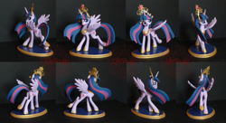 Size: 2740x1489 | Tagged: safe, artist:viistar, derpibooru import, twilight sparkle, twilight sparkle (alicorn), alicorn, pony, craft, female, irl, mare, photo, sculpture, solo