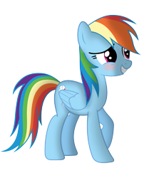 Size: 3242x3747 | Tagged: safe, artist:bubblestormx, rainbow dash, pegasus, pony, blushing, embarrassed