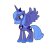 Size: 900x900 | Tagged: safe, artist:fluttershy7, artist:pazuzu54, princess luna, alicorn, pony, s1 luna, simple background, solo, transparent background, vector, vector trace