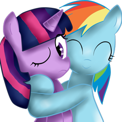 Size: 1003x1005 | Tagged: safe, artist:lizethehedgehog, rainbow dash, twilight sparkle, pegasus, pony, shipping, twidash