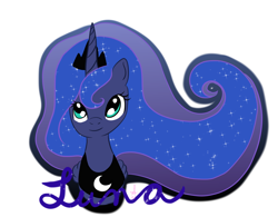 Size: 1708x1333 | Tagged: safe, artist:silversthreads, princess luna, alicorn, pony, chestplate, crown, digital art, jewelry, regalia, simple background, solo, transparent background