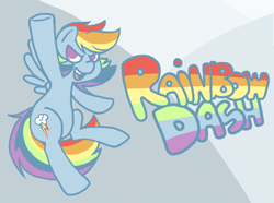 Size: 854x634 | Tagged: safe, artist:coggler, rainbow dash, pegasus, pony, female, mare, simple background, solo