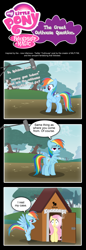 Size: 950x2771 | Tagged: safe, artist:perfectblue97, fluttershy, rainbow dash, pegasus, pony, boom mic, cigarette, comic, outhouse, smoking