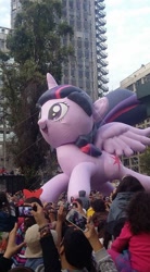 Size: 528x960 | Tagged: safe, derpibooru import, twilight sparkle, twilight sparkle (alicorn), alicorn, pony, balloon, chile, female, irl, mare, parade, parade balloon, photo