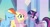 Size: 1599x867 | Tagged: safe, screencap, fluttershy, rainbow dash, twilight sparkle, pegasus, pony, hub logo, hubble, the hub, youtube caption, youtube link