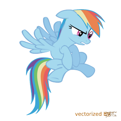 Size: 640x640 | Tagged: safe, artist:osukaruart, rainbow dash, pegasus, pony, boast busters, .svg available, simple background, svg, transparent background, vector