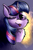 Size: 700x1050 | Tagged: safe, artist:ferasor, derpibooru import, twilight sparkle, bust, chest fluff, portrait, solo, tongue out