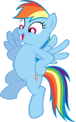 Size: 2023x3246 | Tagged: safe, artist:hazama, rainbow dash, pegasus, pony, simple background, transparent background, vector