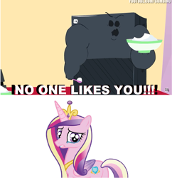 Size: 1926x1989 | Tagged: safe, princess cadance, alicorn, pony, box, love, love hate relationship, telling lies, xbox, xbox one, youtube