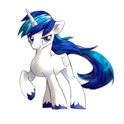 Size: 1240x1240 | Tagged: safe, artist:tingsan, shining armor, pony, unicorn, male, shining adorable, simple background, solo, stallion, white background