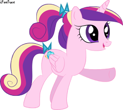 Size: 11172x10000 | Tagged: safe, artist:ifoxtrax, princess cadance, alicorn, pony, a canterlot wedding, absurd resolution, female, mare, simple background, solo, teen princess cadance, transparent background, vector, younger