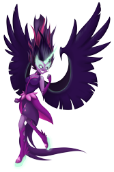 Size: 1280x1920 | Tagged: safe, artist:eljonek, derpibooru import, midnight sparkle, sci-twi, twilight sparkle, equestria girls, friendship games, simple background, solo, transparent background, tumblr