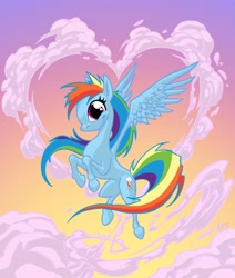 Size: 3102x3657 | Tagged: safe, artist:vassdeviant, rainbow dash, pegasus, pony, cloud, cloudy, flying