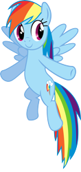 Size: 4000x8500 | Tagged: safe, artist:uxyd, rainbow dash, pegasus, pony, simple background, transparent background, vector