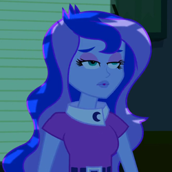 Size: 660x660 | Tagged: safe, screencap, princess luna, vice principal luna, equestria girls, equestria girls (movie), cropped, luna's office, solo